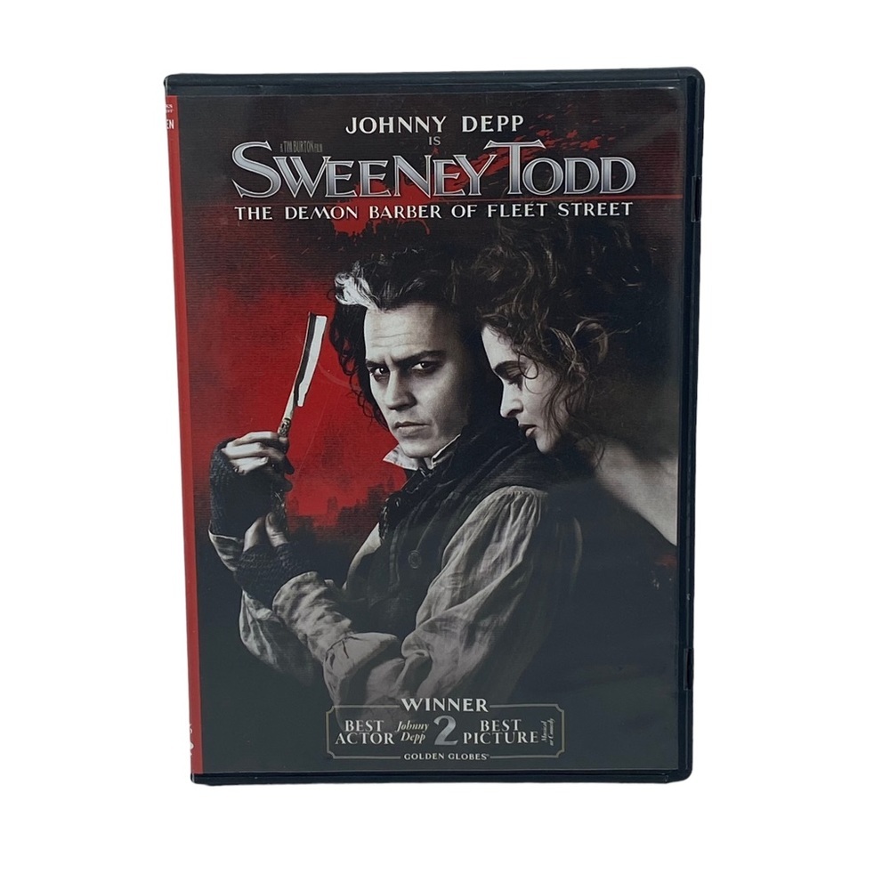 Sweeney Todd The Demon Barber Of Fleet Street Johnny Depp Horror Musical DVD